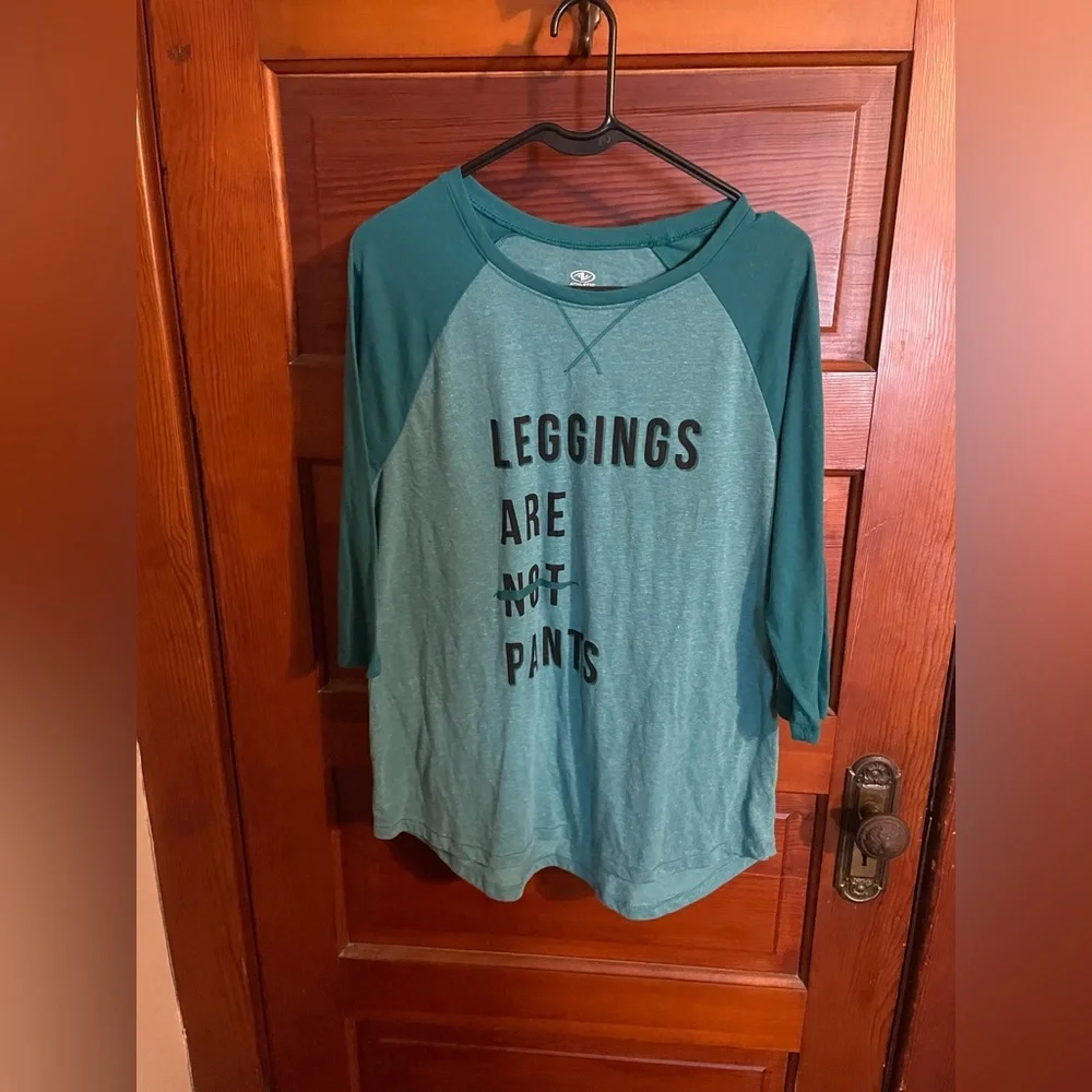 “Leggings are not pants”- Graphic Baseball Tee *make offers*